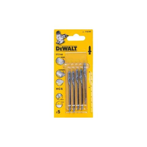 Dewalt Brzeszczot Do Wyrzynarki 76X1,4Mm T101Ao Drewno/Laminat /5Szt. Dt2168-Qz