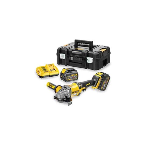 Dewalt Flexvolt Szlifierka Kątowa 54V / 18V 125Mm 2 X 6,0Ah Li-Ion Dcg414T2 Dcg414T2-Qw