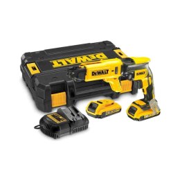 Dewalt Wkrętarka Do Płytk G/K 18V 30Nm 2 X 2,0Ah Li-Ion Bezszczotkowa Tstak +Dcf6201 Dcf620D2K-Qw