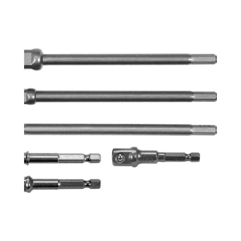 Yato Adapter Hex Do Nasadek Kpl.6Szt. (1/4", 3/8", 1/2") Yt-04629 Yato Adapter Hex Do Nasadek Kpl.6Szt. (1/4", 3/8", 1/2") Yt-04629