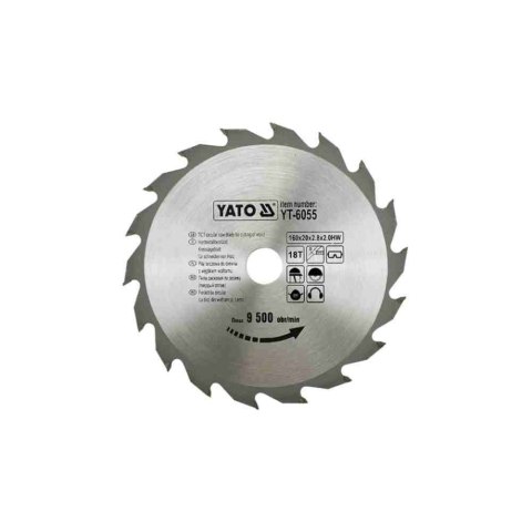Yato Piła Tarczowa Widiowa 160X20Mm 18T Yt-6055 Yato Piła Tarczowa Widiowa 160X20Mm 18T Yt-6055