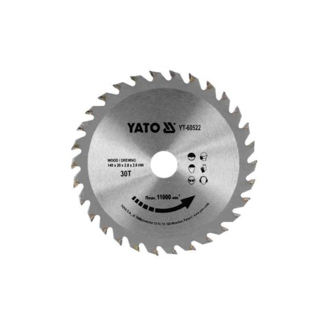 Yato Piła Tarczowa Widiowa 190 X 16Mm 40T Yt-60633 Yato Piła Tarczowa Widiowa 190 X 16Mm 40T Yt-60633
