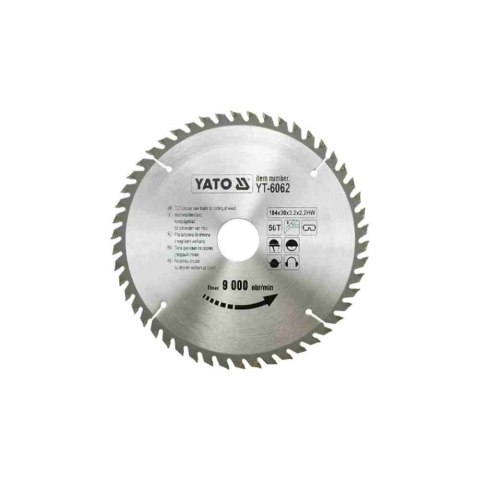 Yato Tarcza Do Pilarki Widiowa 184X30Mm 50-Zębów Yt-6062 Yato Tarcza Do Pilarki Widiowa 184X30Mm 50-Zębów Yt-6062