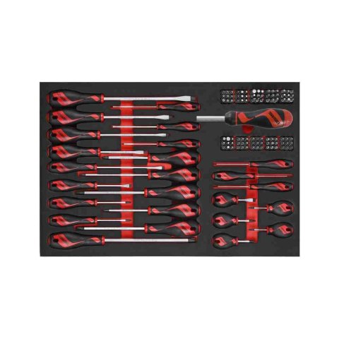 Teng Tools 122-elementowy zestaw wkrętaków/grotów wymiennych TTEMD122N 186200101