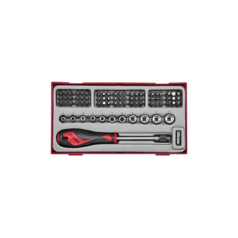 Teng Tools 76-elementowy zestaw grotów i rękojeści wketakowej TTMDQ76 269930103 Teng Tools 76-elementowy zestaw grotów i rękojeści wketakowej TTMDQ76 269930103