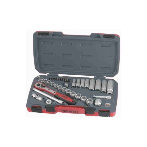 Teng Tools Zestaw narzędzi nasadowych z chwytem kwadratowym 3/8" T3839 167930106