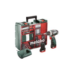 Wiertarko-wkrętarka akumulatorowa Metabo PowerMaxx BS Basic Set 600080880