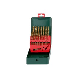 Metabo Zestaw wierteł do metalu tytanowe 1-10mm HSS-TIN 19szt. 627156000