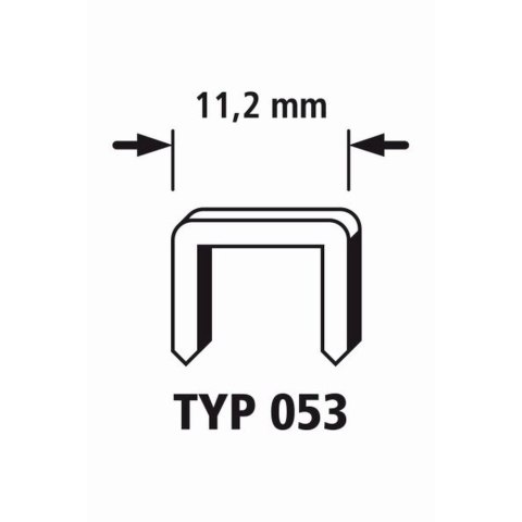 Zszywki 53/10 WOLFCRAFT super twarde WF7037000