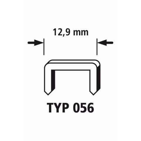 Zszywki 56/8 WOLFCRAFT twarda stal WF7177000