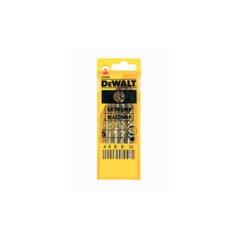 Dewalt Zestaw Wierteł Widiowych Do Betonu5Szt. 4-5-6-8-10Mm Dt6956-Qz